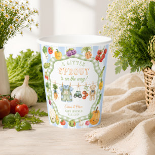 Kleine Spross Farm Jungen Baby Shower Pappbecher