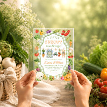 Kleine Sprossen Bauernmarkt Junge Babyparty