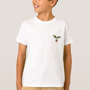 Kleine Sprossen Terrakotta Topf Kinder T-Shirt