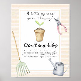 Kleine Sprossendusche - Sag nicht Baby Poster