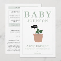 Kleine Sprout-Packet-Gender-Enthüllung lädt ein