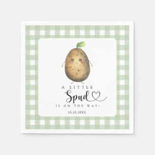 Kleine Spud-Babydusche Serviette