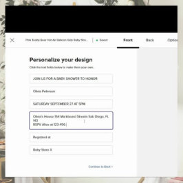 Kleine Spülung Bearly Wait Baseball Baby Dusche Einladung