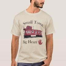 Kleine Stadt Grosses Herz-Männer-T - Shirt