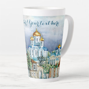 Kleine Stadt Zadonsk Milchtasse