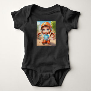 Kleine Sterne - Große blaue Mit Augen Süssen Baby Strampler