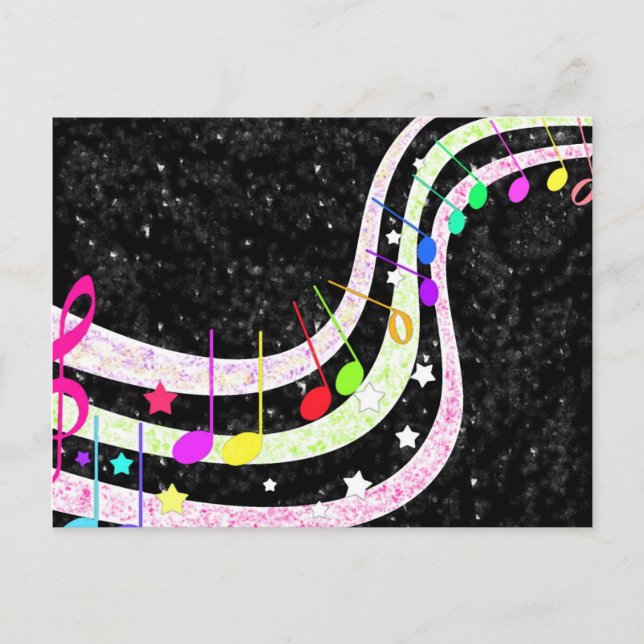 kleine Sternenkarte Postkarte (Vorderseite)