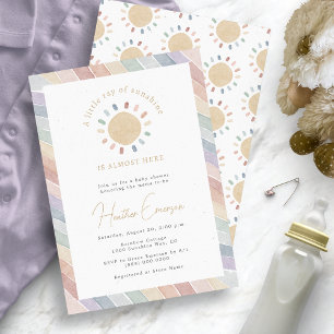 Kleine Strahl des Sonnenscheins-Baby-Shower Einladung