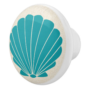 Kleine Strandknöpfe für die Muschel Scallop Keramikknauf