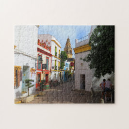 Kleine Straße in Cordoba, Spanien - Puzzlespiel