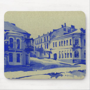 Kleine Straßen in der alten Stadt Mousepad