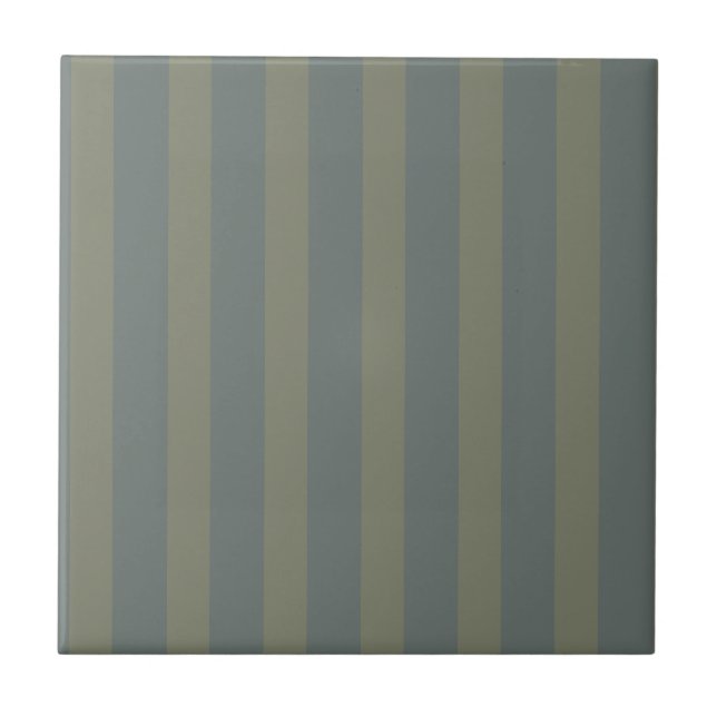 Kleine Streifen-Keramik (4,25" x 4,25") Fliese (Vorderseite)