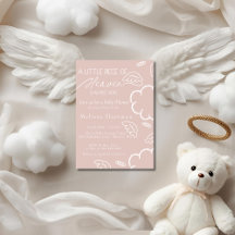 Kleine Stück vom Himmel rosa Babyparty