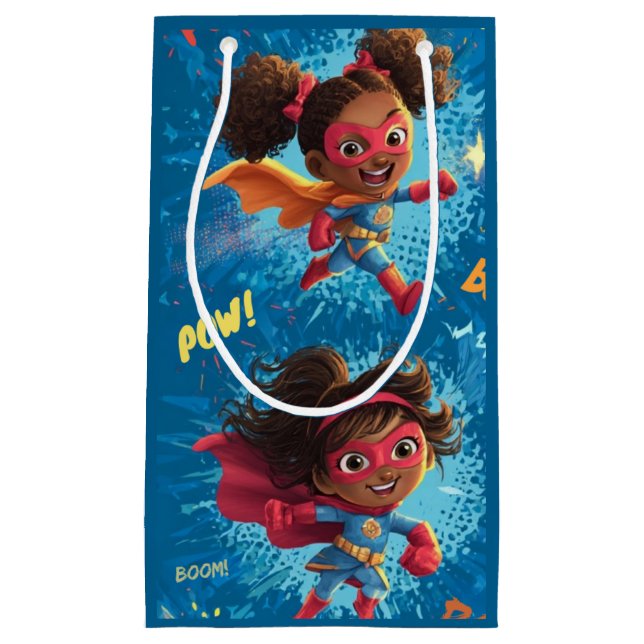 Kleine Superhelden-Party Geschenktüte (Vorderseite)