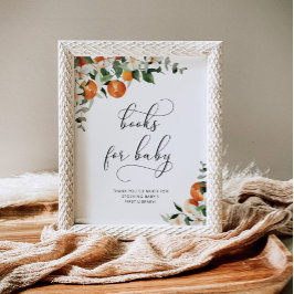 Kleine Süsse Aquarellbücher für Babyzeichen Poster