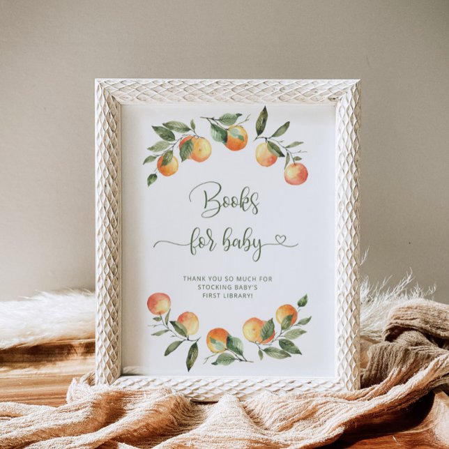 Kleine Süsse Aquarellbücher für Babyzeichen Poster (Von Creator hochgeladen)