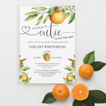 Kleine Süsse auf dem Weg Babydusche