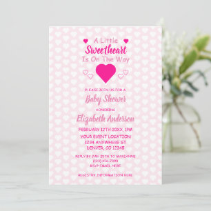 Kleine Süße Baby Shower Einladung