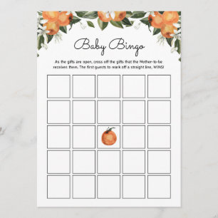 Kleine Süsse Baby Shower Games   Baby Bingo Game Hinweiskarte
