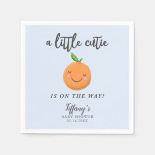 Kleine Süsse Babydusche Clementine Serviette