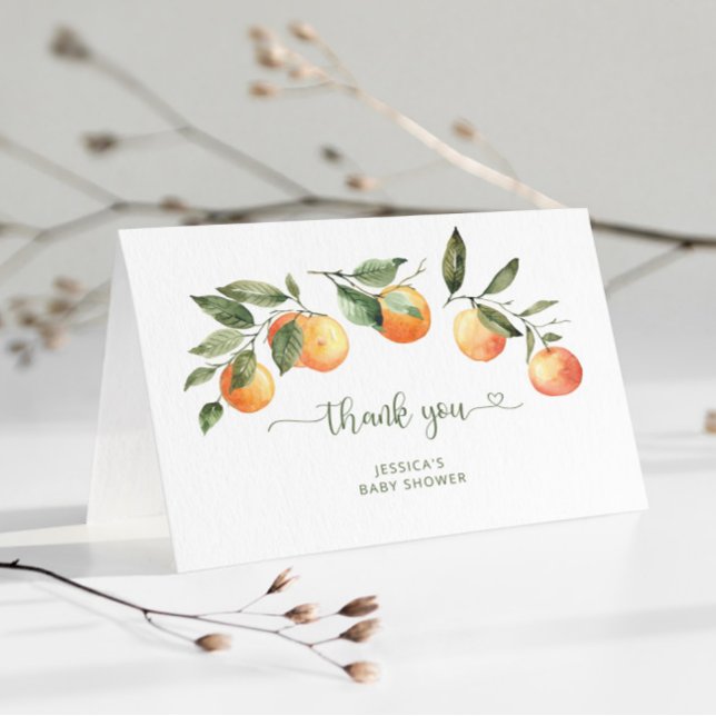 Kleine Süsse Babydusche danke Karte (Von Creator hochgeladen)