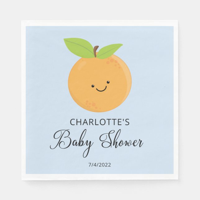 Kleine Süsse Babydusche Napkins Serviette (Vorderseite)
