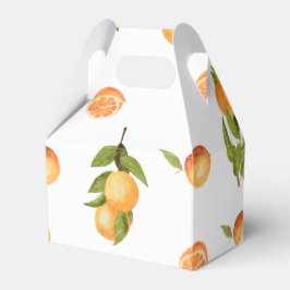 Kleine Süsse Babydusche Orangen Geschenkschachtel