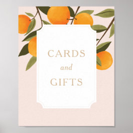 Kleine Süsse Babyduschkarten und Geschenkschild Poster