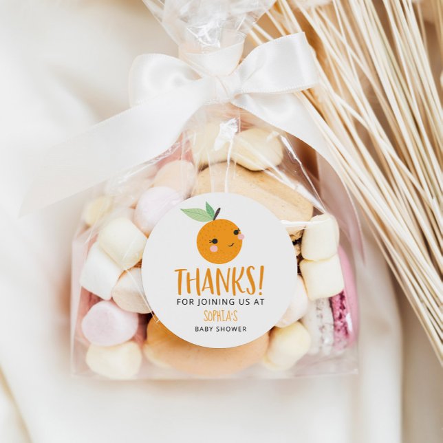 Kleine Süsse Citrus Baby Gefallen Stickers (Von Creator hochgeladen)