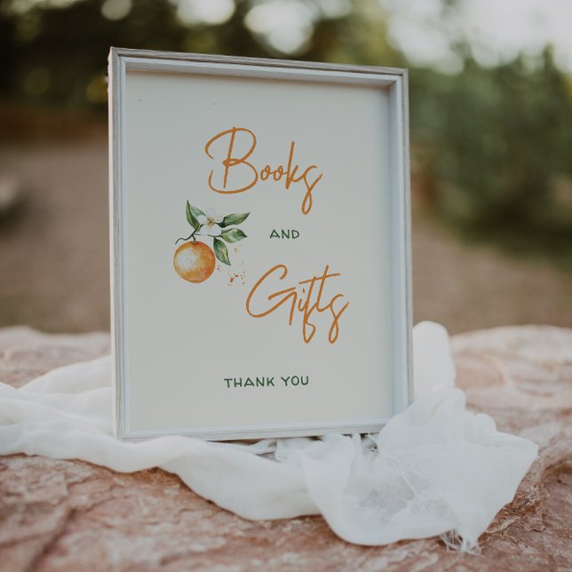 Kleine Süsse Citrus Kinderdusche Bücher und Gesche Poster (Von Creator hochgeladen)