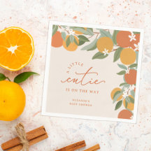 Kleine Süsse Citrus Orange Babydusche
