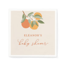 Kleine Süsse Citrus Orange Babydusche