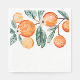 Kleine Süsse Clementine Party Napkins Serviette