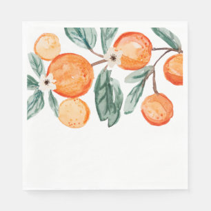 Kleine Süsse Clementine Party Napkins Serviette