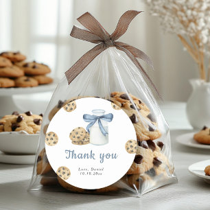 Kleine Süße Cookie Geburtstagsfeier Danke Runder Aufkleber