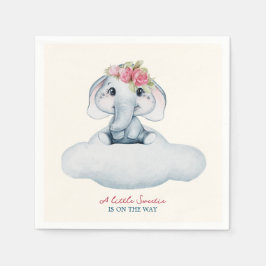 Kleine Süsse Elephant Baby Dusche Napkins Serviette