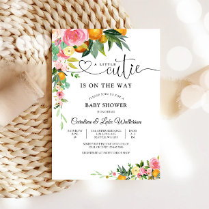 Kleine Süße Florale Babyparty-Einladung Einladung