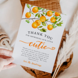 Kleine Süsse Grüne Kinderdusche Dankeskarte