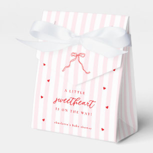 Kleine Süße Herz Baby Shower Geschenkschachtel