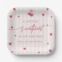 Kleine Süße ist auf dem Weg Mädchen Baby Shower 