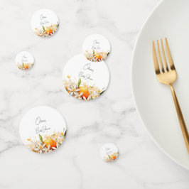 Kleine Süsse Orange Baby Duwer Citrus Mandarinen Konfetti