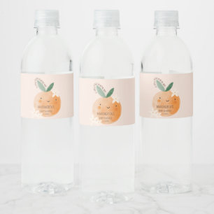 Kleine Süsse Orange Citrus Botanical Baby Dusche