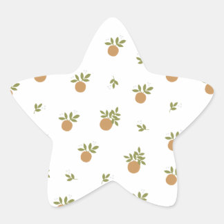 Kleine Süsse Orange Party Stickers