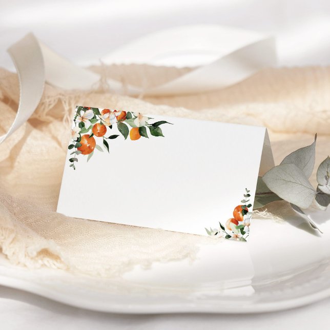 Kleine Süsse Orangen Platzkarte (Von Creator hochgeladen)