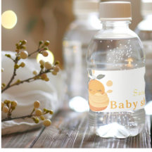 Kleine Süsse Orangenbraun Babydusche