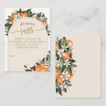 Kleine Süsse Orangengrenerde boho Windelraffle