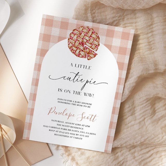 Kleine Süsse Pie Babydusche Einladung (Von Creator hochgeladen)