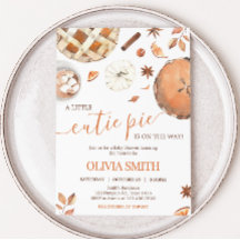 Kleine Süsse Pie Fall Pumpkin Baby Dusche