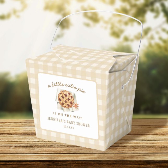 Kleine Süsse Pie ist auf dem Weg Babydusche Geschenkschachtel (Von Creator hochgeladen)