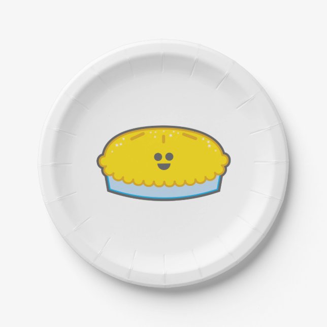Kleine Süsse Pie Paper Plate Pappteller (Vorderseite)